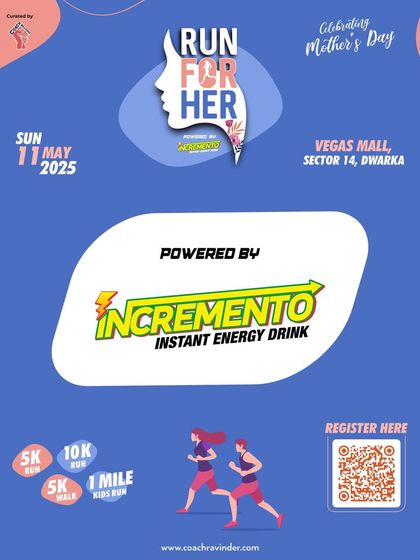 Announcing our energy partner for the "Run For Her" Mother's Day event, powering a run with a special purpose.