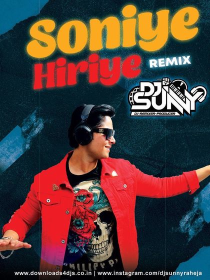 The official cover art for my 'Soniye Hiriye' remix. This poster captures the 2000s love song vibe, showing me in my element and ready to drop a romantic beat.