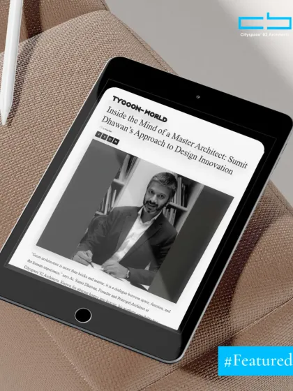 We are delighted that our founder, Ar. Sumit Dhawan, was featured in Tycoon World, sharing his visionary approach to design innovation and his commitment to redefining architectural excellence.