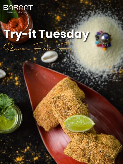 My Rava Fish Fry is all about golden goodness, where taste meets texture in every crispy, flavorful bite.