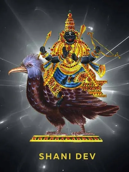 Invoke the blessings of Shani Dev, the Lord of Justice. May his grace guide you through challenges and bring strength, wisdom, and balance into your life.