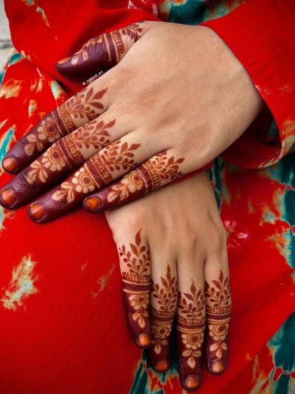 Abhishek Kumar - Festival & Occasion Mehndi My Process: From Natural Paste to Dark Stain photo 5