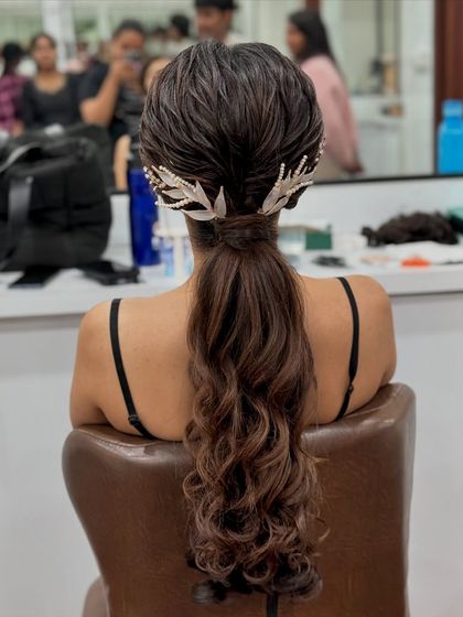 Bhavya Achar - Bridal & Occasion Styling Romantic Open & Half-Up Styles photo 48