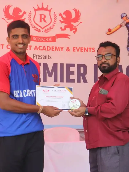 Recognizing another player from the RCA Capitals team for his participation in the league.