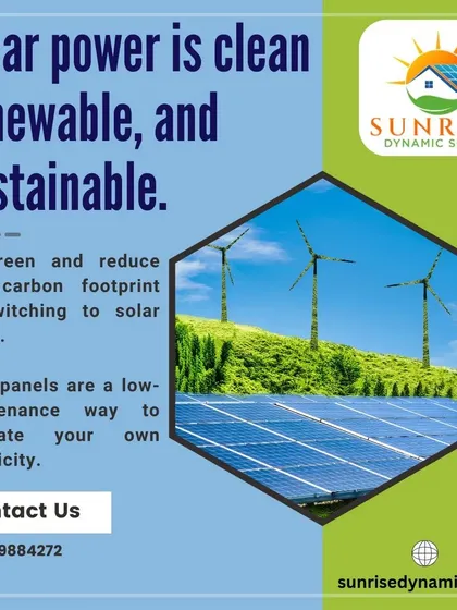 Solar power is clean, renewable, and sustainable. By switching to solar, you can reduce your carbon footprint with a low maintenance energy solution.