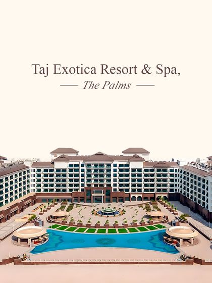 A top Dubai venue: Taj Exotica Resort & Spa, The Palms. This resort offers beachfront bliss with a touch of Indian royalty, perfect for a grand celebration.