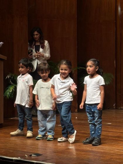 Our youngest group of performers bravely taking the stage, some for the very first time.