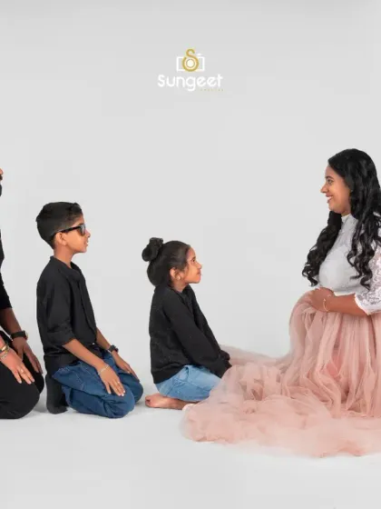 A new chapter is beginning. We captured this beautiful family of four, eagerly awaiting their newest member. Our family portraits are all about the love and connection that binds you together.