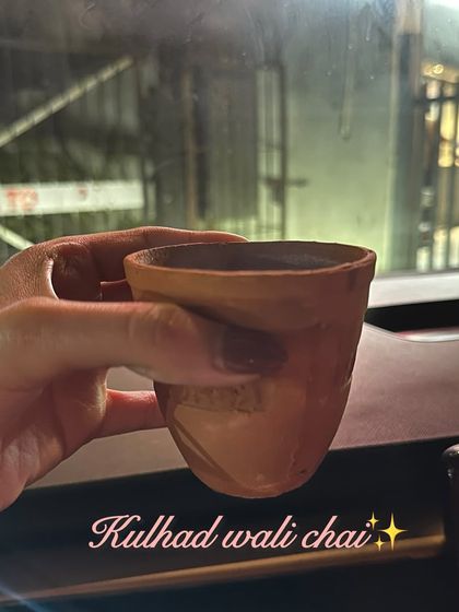 Kulhad wali chai. There's nothing like a hot cup of tea in a traditional clay cup.