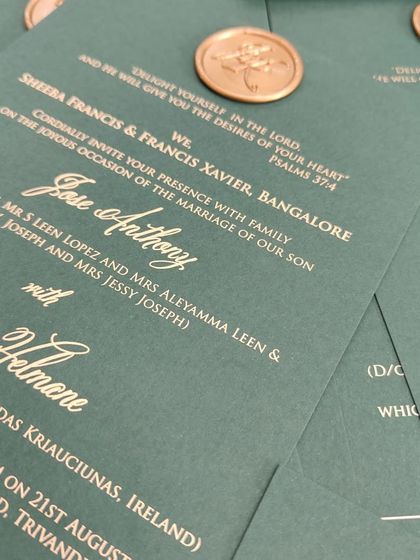 House Of Cards - Custom Wedding Invitations Modern & Minimalist Elegance photo 20