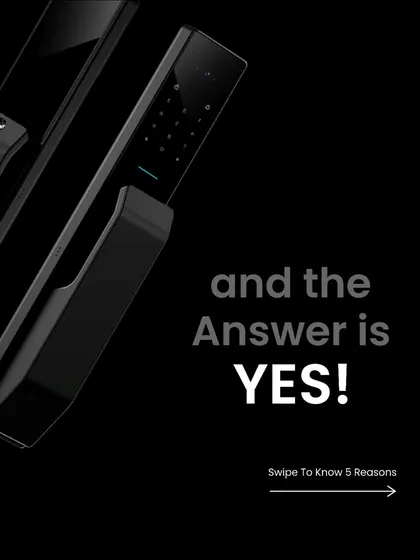 The answer is a definitive yes. Our smart digital locks are engineered with multiple layers of security to eliminate vulnerabilities like unauthorized key duplication or lock picking.