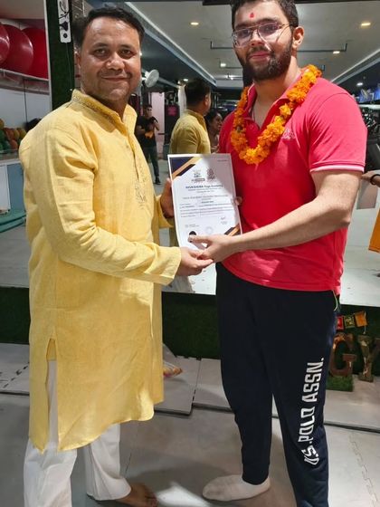 Congratulations to this new teacher on successfully completing his training. It is a joy to see students from all backgrounds embrace this path.