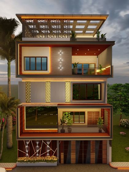 RJ Interiors & Architecture - Design & Build Services Modern Home Exteriors photo 36