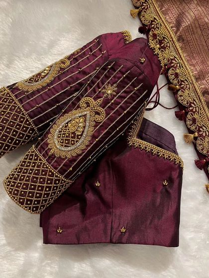 The Glamhouse - Custom Bridal & Occasion Wear Intricate Bridal Blouses photo 21