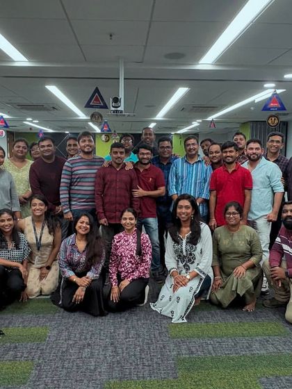 A fantastic turnout for my dance fitness session with Abbvie India, with over 30 people joining in person and 80 more online. It was a hybrid event that brought the whole company together.