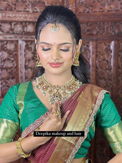 Deepika Makeup and Hair - Makeup & Hair for Weddings & Special Occasions South Indian Bridal Glam photo 13