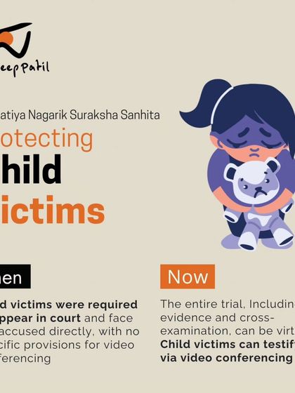 The new laws protect child victims by allowing them to testify virtually. This reform reduces the trauma of appearing in court and facing the accused, making the justice system more compassionate.