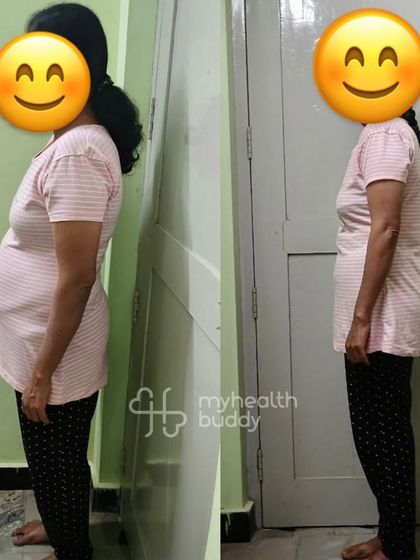 This school teacher, who manages thyroid and knee pain, lost over 6 kgs. She navigated work trips and functions by managing her portions wisely, proving that challenges can be overcome with the right guidance.