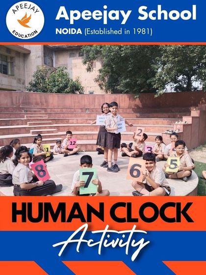 Our Class 3 students participated in an exciting "Human Clock" activity to reinforce their understanding of time. This creative enactment made learning to tell time interactive, fun, and memorable.