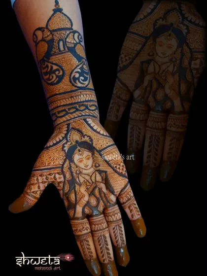 A portrait of a traditional Bengali bride, complete with the mukut and the beautiful expression. I can customize the bridal figure to match your specific cultural attire.