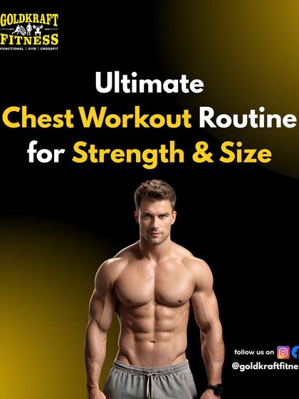 This is the ultimate chest workout routine for building both strength and size. Follow these exercises to develop a powerful and well-defined chest.