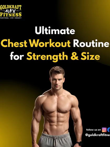 This is the ultimate chest workout routine for building both strength and size. Follow these exercises to develop a powerful and well-defined chest.