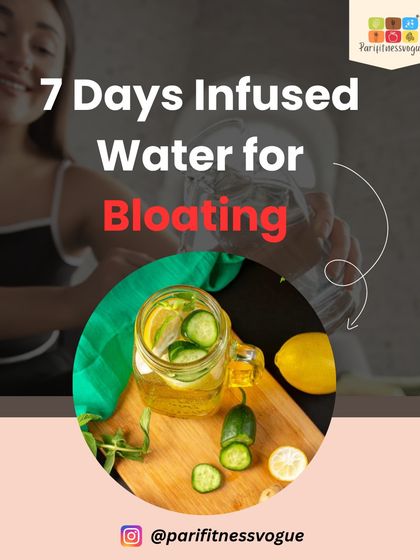 A 7-day infused water plan to beat bloating and improve digestion.
