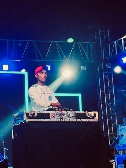 In my element on a massive festival stage. I'm comfortable performing for the biggest crowds, mixing commercial and Bollywood hits.