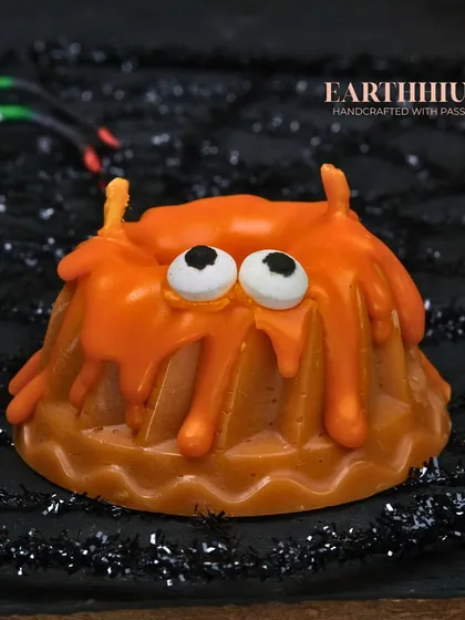 My googly-eyed jelly monster candles are a fun and spooky treat for Halloween.