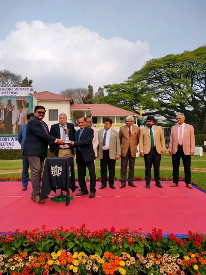 The Maj. C. Newton-Davis Memorial Trophy presentation.