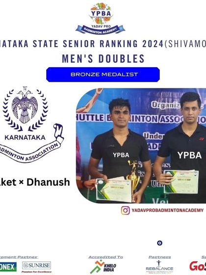 Yadav Pro Badminton Academy - Professional Badminton Coaching Programs State & Zonal Tournament Winners photo 110