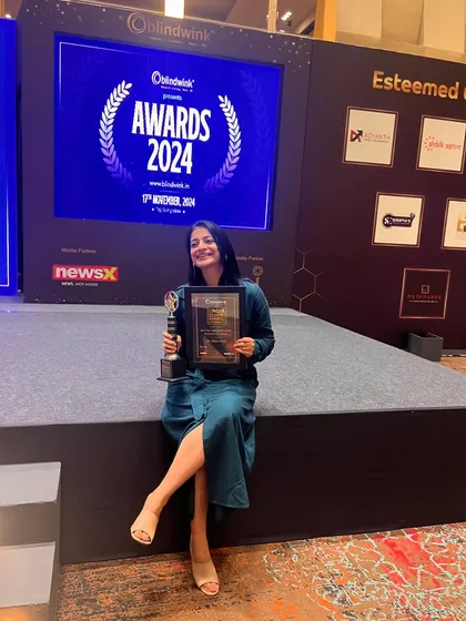 I am honored to receive the India Design Award for Best Chic and Elegant Luxury Residences. This recognition is a credit to my entire team and the wonderful clients who trust us with their homes.