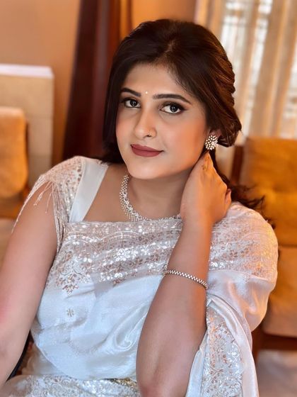 Swarna Nagaraj - Bridal Makeup & Hairstyling Modern Reception & Sangeet Glam photo 37