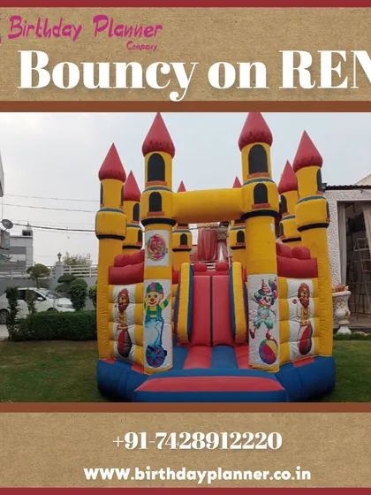 You can't go wrong with a classic. This is our popular multi-color castle bouncy, a perfect addition for any kid's birthday party. We set it up securely on grass or any flat surface, ensuring hours of safe jumping fun.