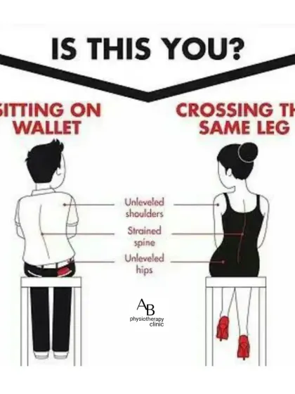 Do you sit on your wallet or always cross the same leg? These simple habits can create spinal misalignment, uneven hips, and chronic back pain. We help identify and correct these postural imbalances to provide lasting relief.