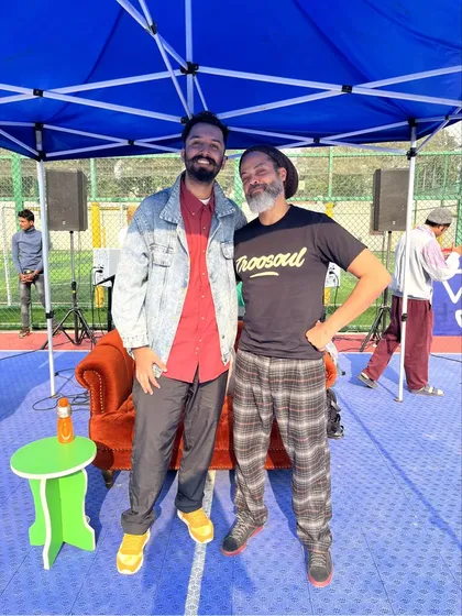 It was an honor to meet and learn from one of my biggest inspirations, the legendary house dancer Sekou Heru. Connecting with the global dance community helps me bring authentic knowledge and energy back to my students in Bangalore.