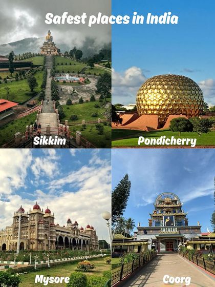 Looking for safe travel destinations? We recommend Sikkim, Pondicherry, Mysore, and Coorg. These places offer a great mix of culture, nature, and safety for all travelers.