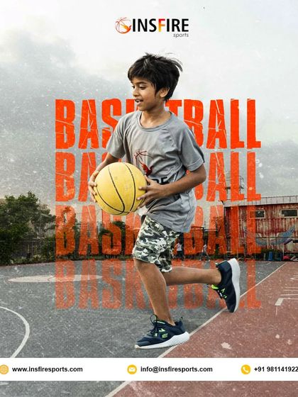 The journey to excellence starts on the court. A young player drives with the ball, focused and determined during a training session.