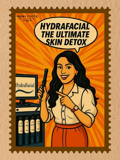 This comic-style graphic highlights the HydraFacial as the ultimate skin detox. It's a fun take on one of my most popular and effective treatments.