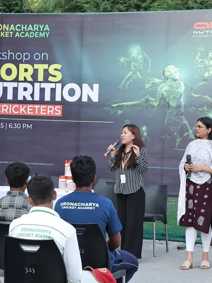 Our players learn about the role of nutrition in achieving peak performance. The interactive session covered topics like superfoods for cricketers and how the right diet can improve focus and mental sharpness on the field.