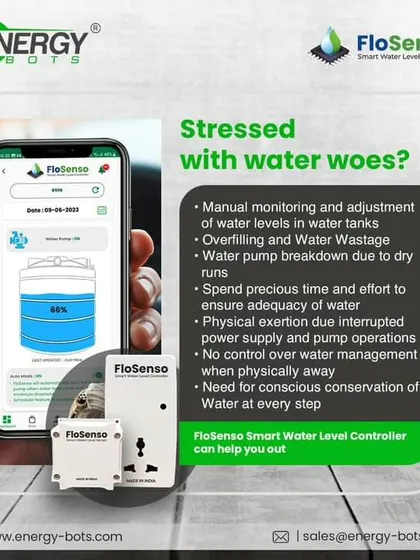 Feeling stressed about water management? We've listed the common water woes, from manual monitoring and pump breakdowns to the lack of control when you're away. FloSenso is designed to eliminate every one of these problems with our reliable IoT-based device and easy-to-use app.