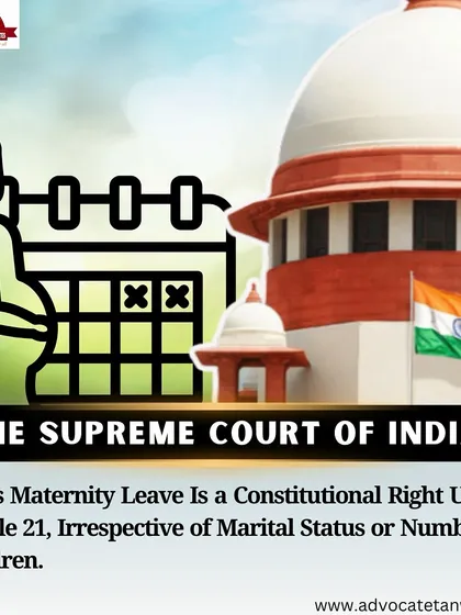 This infographic breaks down a landmark Supreme Court ruling that establishes maternity leave as a constitutional right, irrespective of marital status. I use such case studies in my corporate training to clarify employee rights and help organizations ensure full compliance.