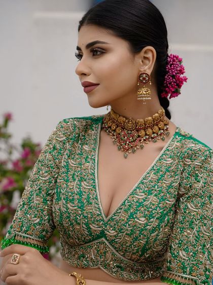 Maya Designer Studio - Custom Bridal & Occasion Wear Modern Half Sarees (Langa Voni) photo 7