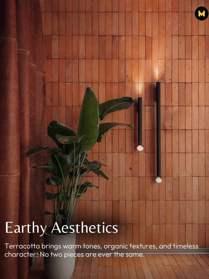 Terracotta has an earthy aesthetic that brings warm tones, organic textures, and timeless character. No two handmade pieces are ever the same, making your space unique.