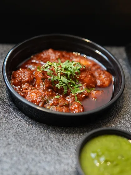 Our Chat Aloo, a tangy and spicy potato dish that is a favorite from our Iftaar menu.