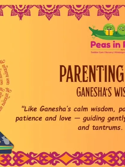 Parenting with Ganesha's wisdom. We believe in guiding children with patience and love, a philosophy we share with our parent community through inspirational messages.