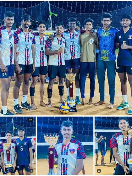 The result of dedication. This collage celebrates our academy players after winning a tournament, proudly holding their trophies. This is what hard work looks like.