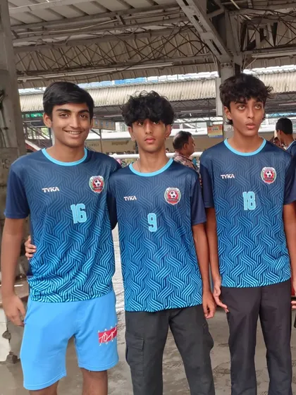 Congratulations to our players Hardik, Arnav, and Pronoy for representing the Haryana U15 state team in the BC Roy National Football Championship.