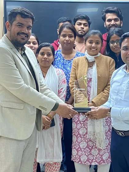 Celebrating a win with my students. This award is a testament to their hard work and the collaborative spirit of our Judiciary Gold Delhi team.