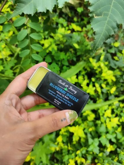 Our Blueberry Shizzle Hemp Lip Balm is a natural care product designed to leave your lips soft, smooth, and supple with a delicious blueberry flavor.
